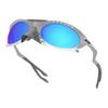 Oakley Регулируемые раздвоенные дужки O Matter™ Овальные солнцезащитные очки Унисекс солнцезащитные очки Серебряные OO9437-1363