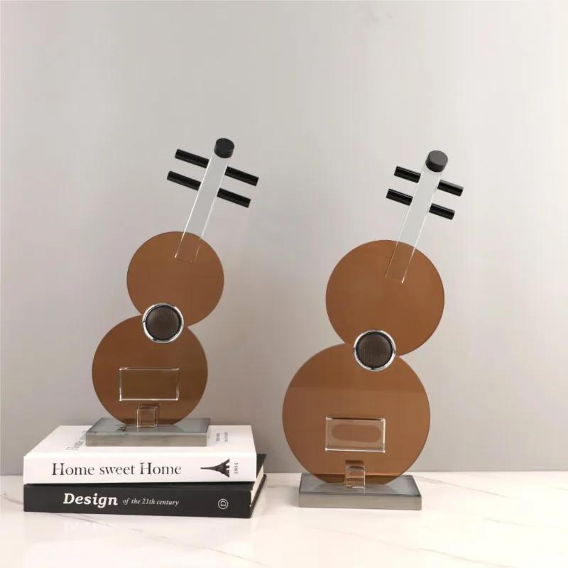 Эстетические Художественные Аксессуары Гитара Смешные Роскошные Скандинавские Скульптуры Кавайные Креативные Фигурки Миниатюрные Современные Подарки на День Святого Валентина Украшения Декор Комнаты