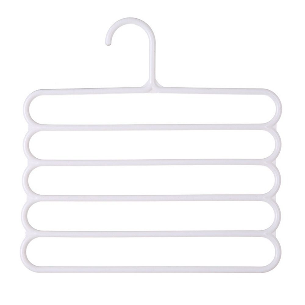 Bedroom Wardrobe Multilayer 5 Layers Storage Rack Clothes Hanger Pants Hangers Trousers Hanger