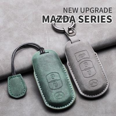 Чехол для автомобильного пульта с 2/3 кнопками из овчины для Mazda 2 3 6 Atenza Axela Demio CX-5 CX5 CX-3 CX7 CX-9 2015 2016 2017 2018 2019