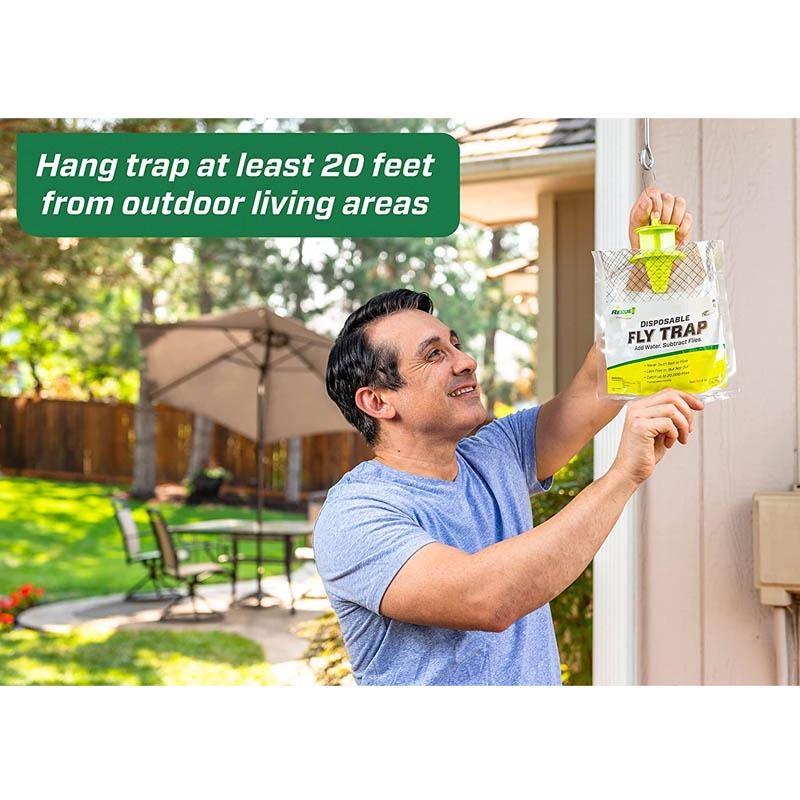 1 шт., сумка-ловушка для дрозофилы, маленькая палочка для мух, приманка для лекарств, садовый инструмент, убийца летающих насекомых для посадки на ферме