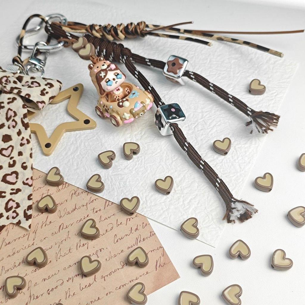 Маленькие акриловые бусины в форме облака и сердца для DIY-украшений и подвесок