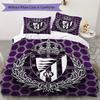 Real Valladolid Pattern Bedding uilt Set uilt Cover Pillowcase Home Decoration Birthday Gift (1 * duvet cover + 2 * pillowcase without core)
