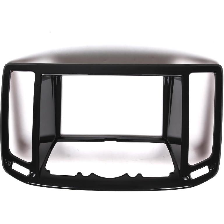 Car Center Console Air Outlet Navigation Panel Trim Cover Compatible with Infiniti G37 2007-2013, Dashboard Multimedia Navigation GPS Panel Trim