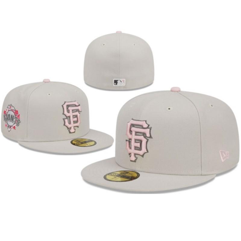 MLB Style Fitted Baseball Cap Unisex Embroidery Sun Hat Outdoor Hip Hop