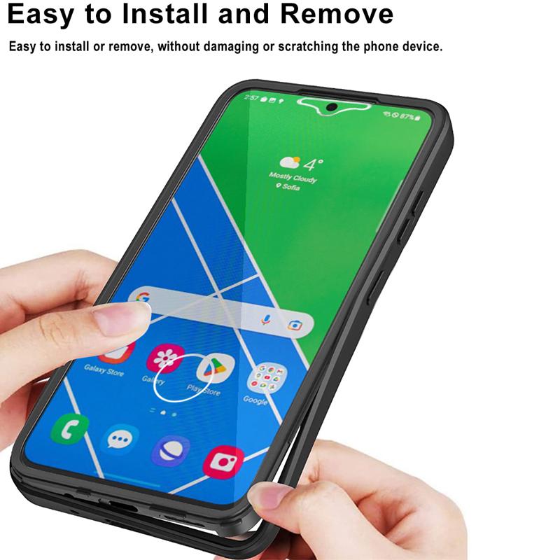 Прозрачный чехол из ТПУ с полной защитой на 360 градусов для Samsung Galaxy S23 Plus S22 Ultra S21 FE A13 A33 A53 A14 A54 A32 A12 с мягкой передней пленкой