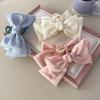 Fashion Women Bow Hairpin Korean Version Of Solid Color Butterfly Satin Hair Claws Girls Hair Accessories Headwear