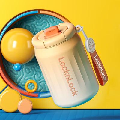 Изолированная кофейная кружка LocknLock из нержавеющей стали 316