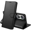 Case - Phonillico - Honor 90 Smart 5G - Black Wallet - Semi-rigid - Leather Effect