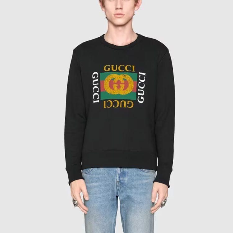 GUCCI Pre Owned Logo print Sweatshirt 454569X5J571015
