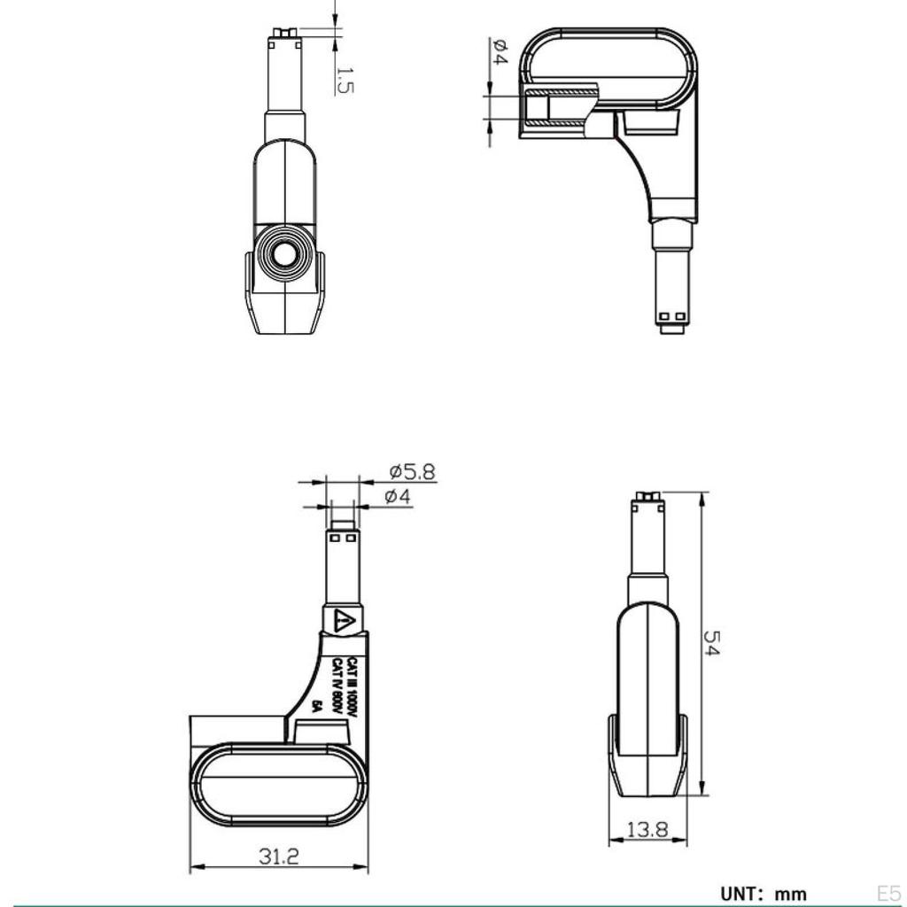 4mm Banana Plug Connectors Quick Connect ,Universal, Multimeter Accessories Tools for