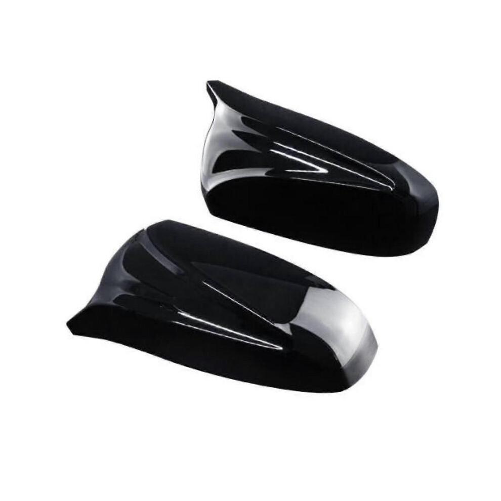 For X5 E70 X6 E71 2007-13 Side Wing Mirror Cover Caps Gloss Black Left+Right