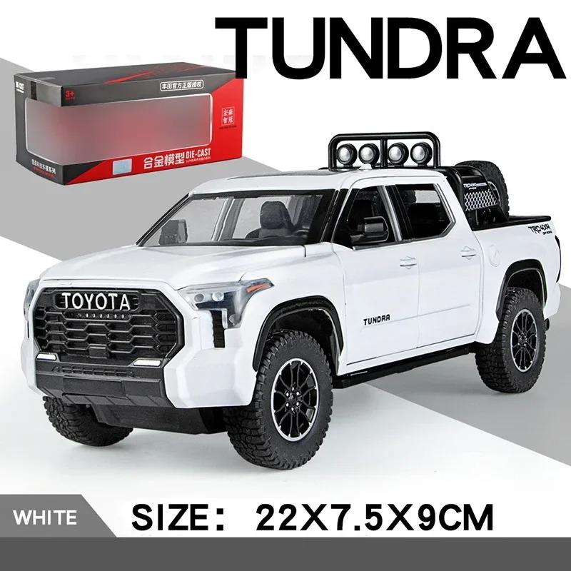 Großes 1/24 Toyota Tundra SUV Modellauto Diecast Miniatur Metallauto Geländewagen Sammlung Sound Licht Kinderspielzeug für Kinder