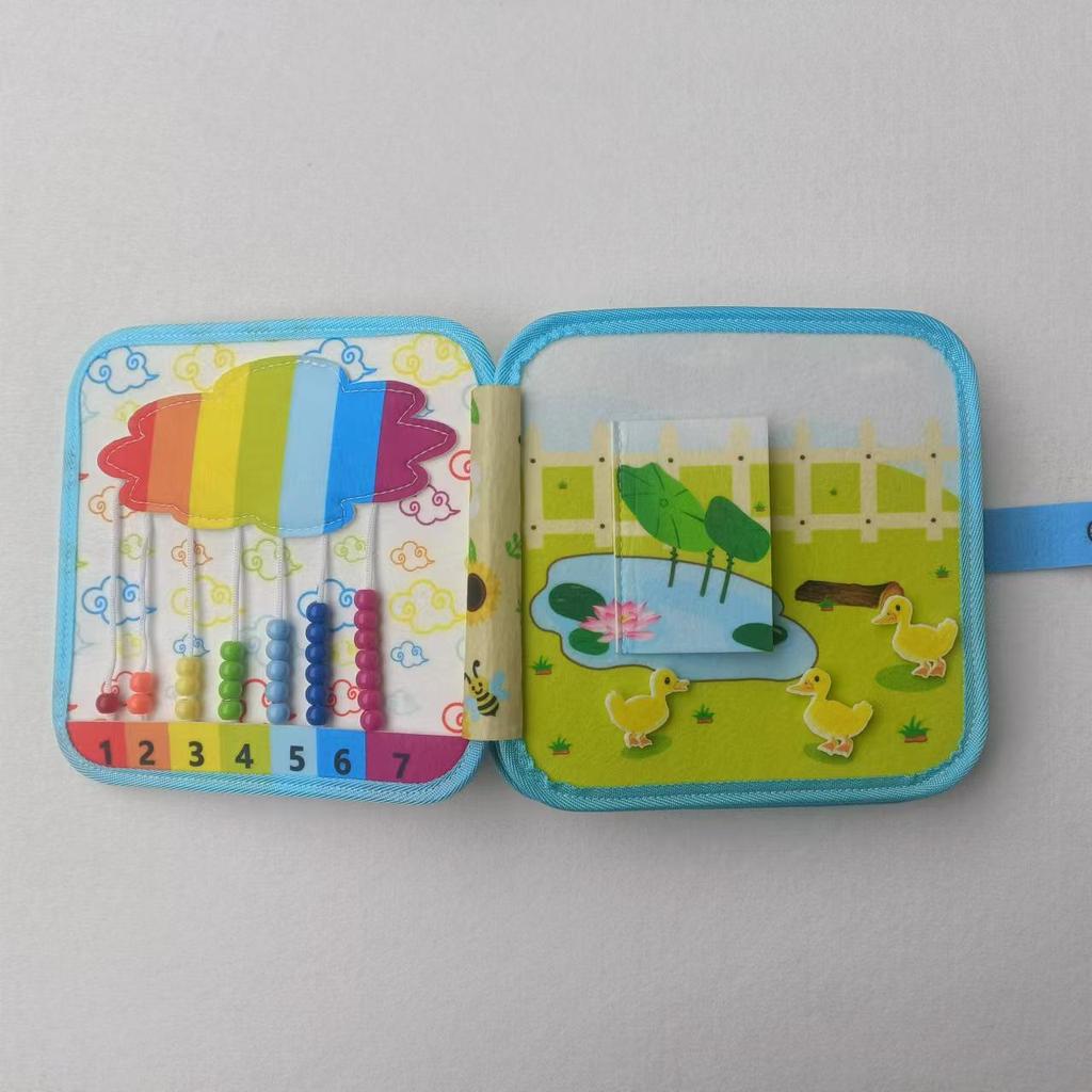 Ферма животных Фетровая книжка-история: Книжка для раннего развития малыша