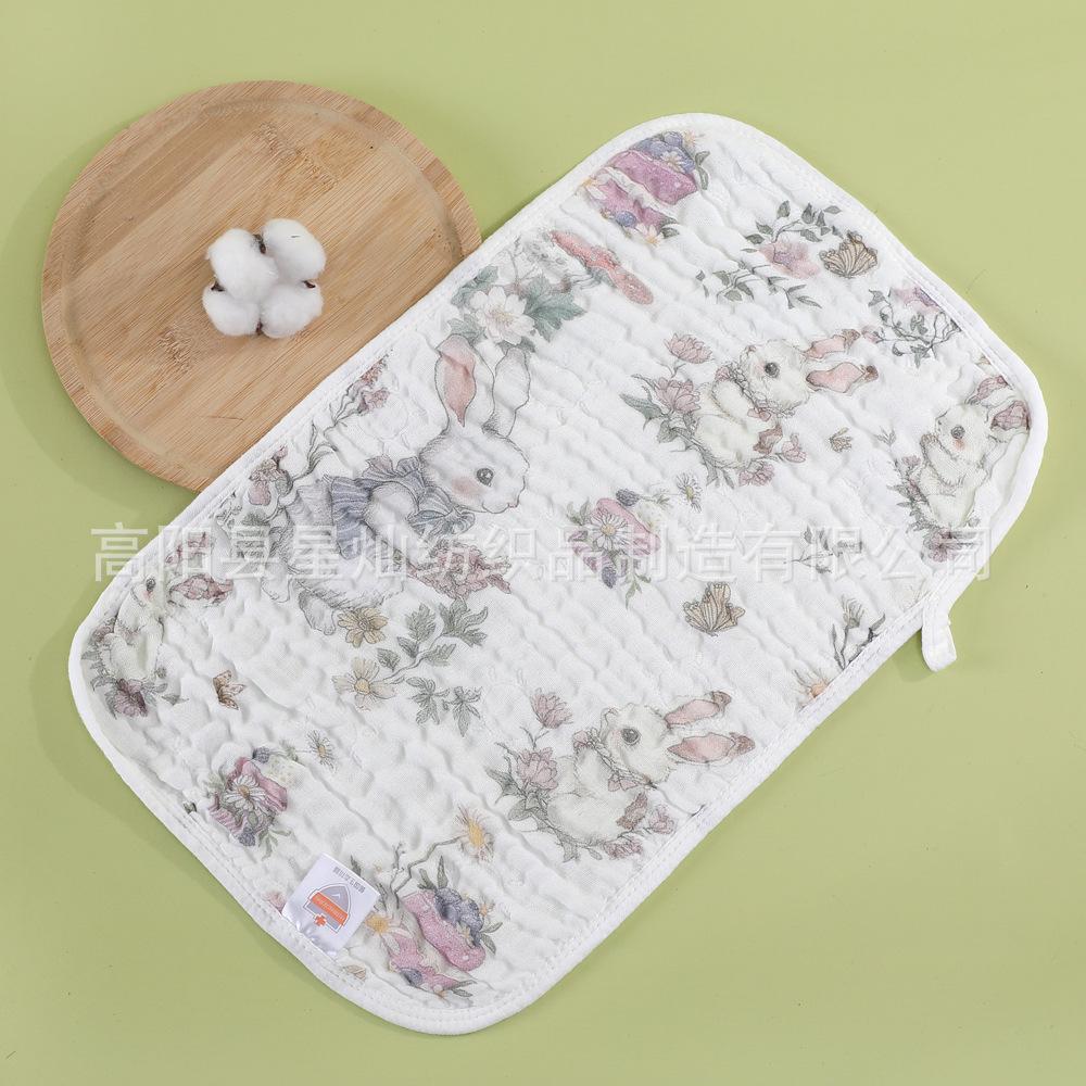 6-слойное вафельное бамбуково-хлопковое банное полотенце и детская пеленка