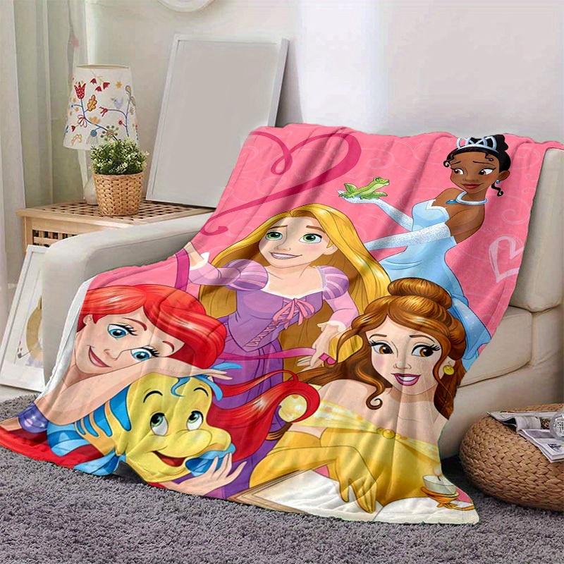 1pc Disney Princesses Throw Blanket, Soft & Cozy for Friends, Perfect Gift for Friends, Ideal for Bed, Couch, Car, Travel, Camping, Beach, Office Nap,