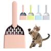 Cat Litter Shovel with Holder Cat Poop Scoop Sifting Shovel with Base Easy Clean Pet Waste Scooper for All Breeds