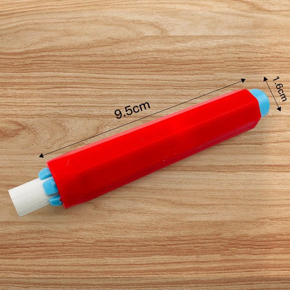 5Pcs/Set Colourful Chalk Protector Dustless Chalk Clip Durable Chalk Holder