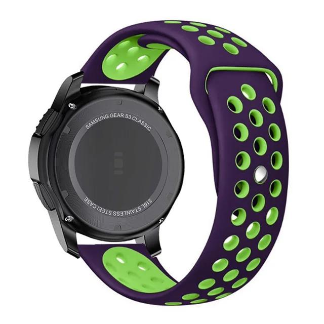 Силиконовый ремешок 20 мм 22 мм для Samsung Galaxy Watch 7 6 5 4 Classic 5pro/Gear S3 Браслет для Huawei Watch 4/3/GT5 4 2e 46 мм
