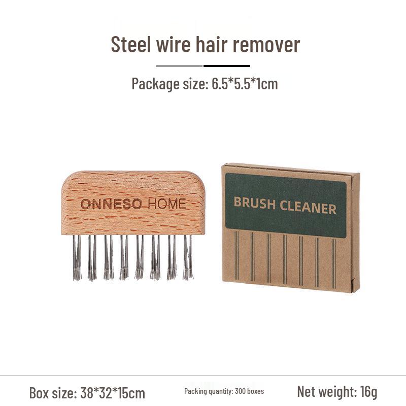 Щетка-пуходерка из стальной проволоки для удаления подшерстка и очистки шерсти