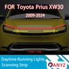 ДЛЯ Toyota Prius 2009-2024 Новая улучшенная светодиодная дневная ходовая фара Сканирование Запуск Автомобильный капот DRL Направляющая Декоративная лампа окружающего освещения 12В
