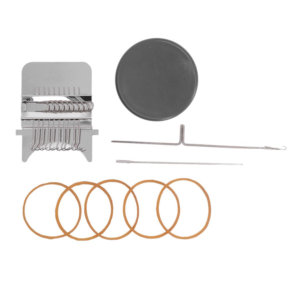 Мини-вязальная машина 10 игл Простая в эксплуатации мини-ткацкая машина Ручная вязальная машина для дома