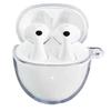 For Huawei FreeBuds 6 TPU Clear Case Wireless Earphones Protective Cover with Anti-Lost Buckle