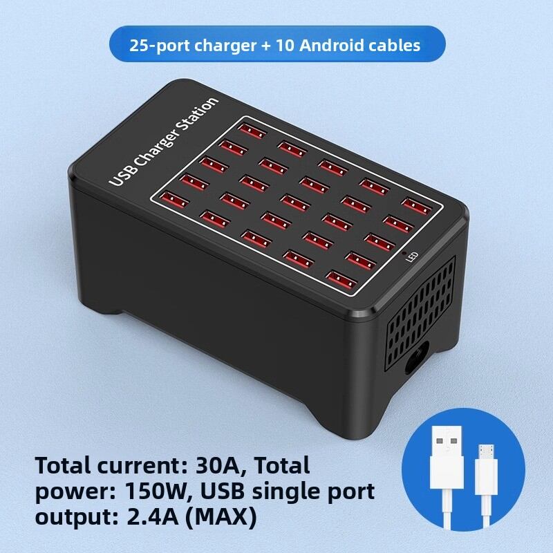 Earise | Многофункциональное USB-зарядное устройство с 15 портами