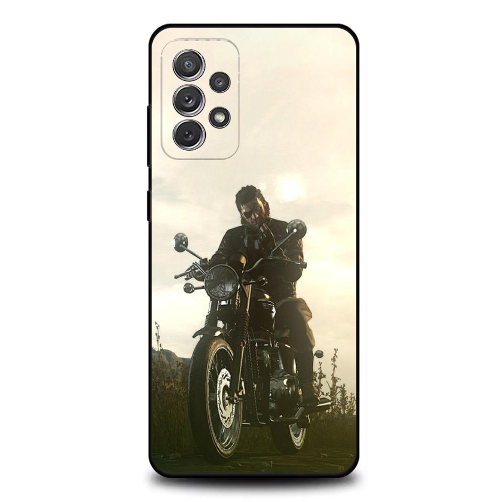 Чехол для телефона Metal Gear Solid для Samsung S25, S24, S21, S22, S23, S30, Ultra, S20, Plus, Fe, Lite, Note, 10, 9, 5G Черная крышка