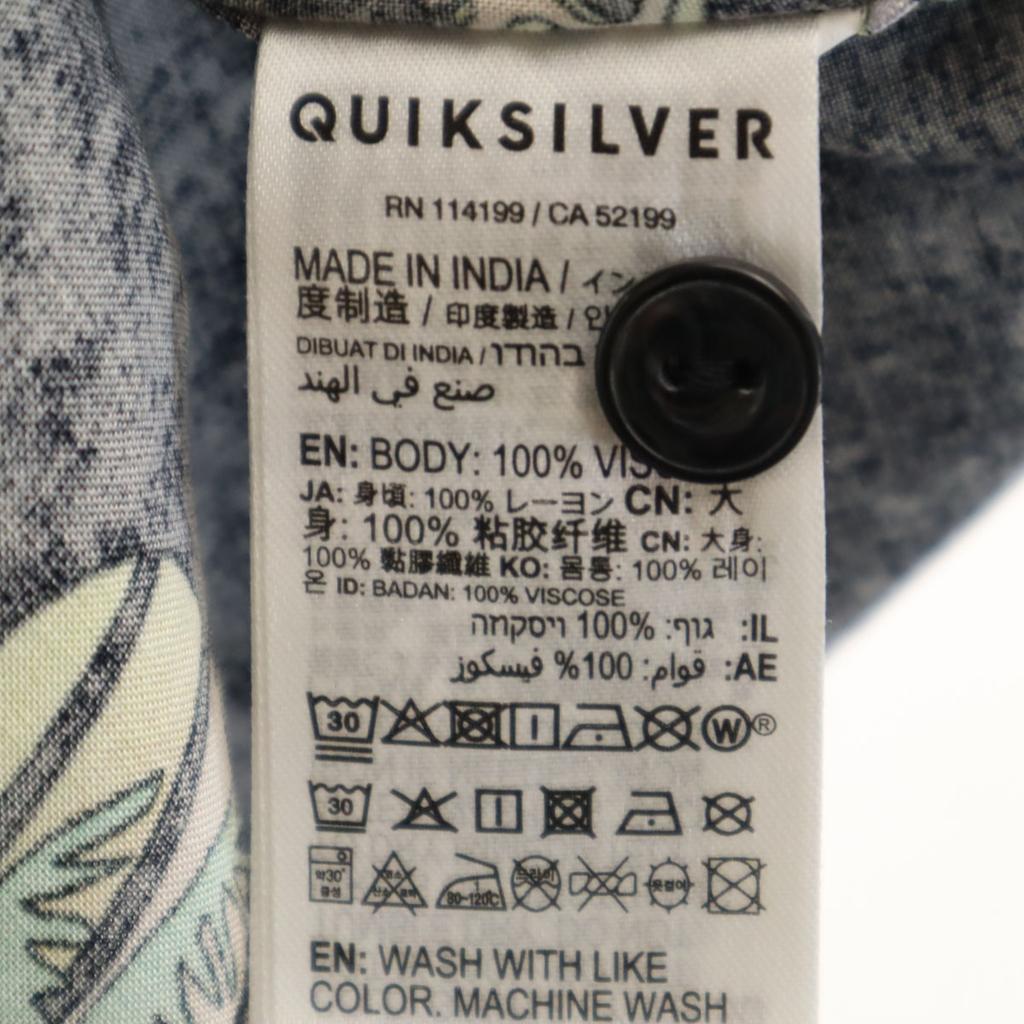 Quiksilver Общее ручка Футболка с коротким рукавом M Черный Мужская Б/У