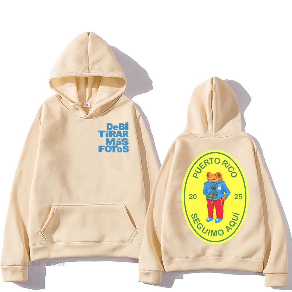Debí Tirar Más Fotos Album 2025 Hoodies Bad Bunny DTMF Printing Sweatshirts for Men/Women Уличная одежда унисекс с длинным рукавом