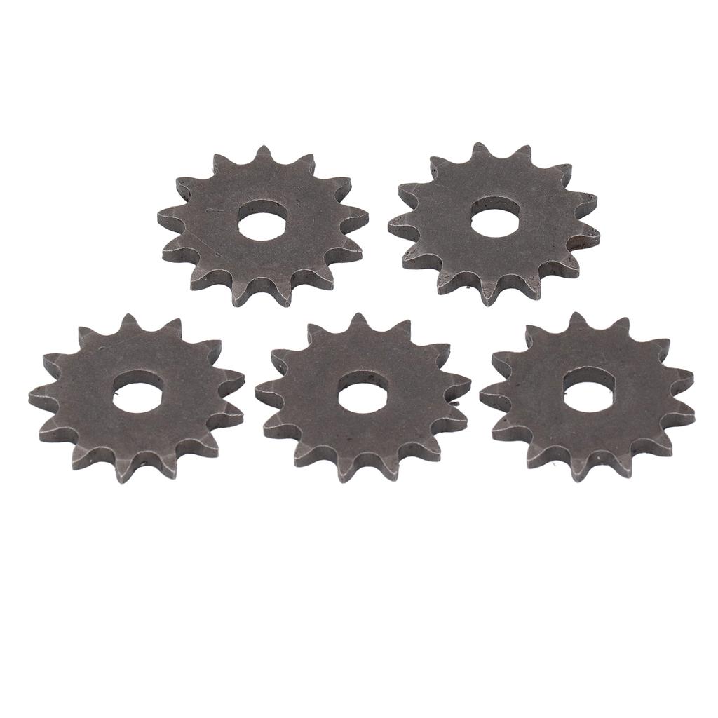 5PCS T8F 13T Chain Sprocket 0.4in Inner Diameter Motor Chain Sprocket for 47cc 49cc Mini Pocket Dirt Bike Electric