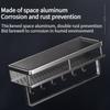 Bathroom Rack Bathroom Shelf Toilet Space Aluminum No Drill Hanging Rack Bathroom Organizer Hang On the Wall