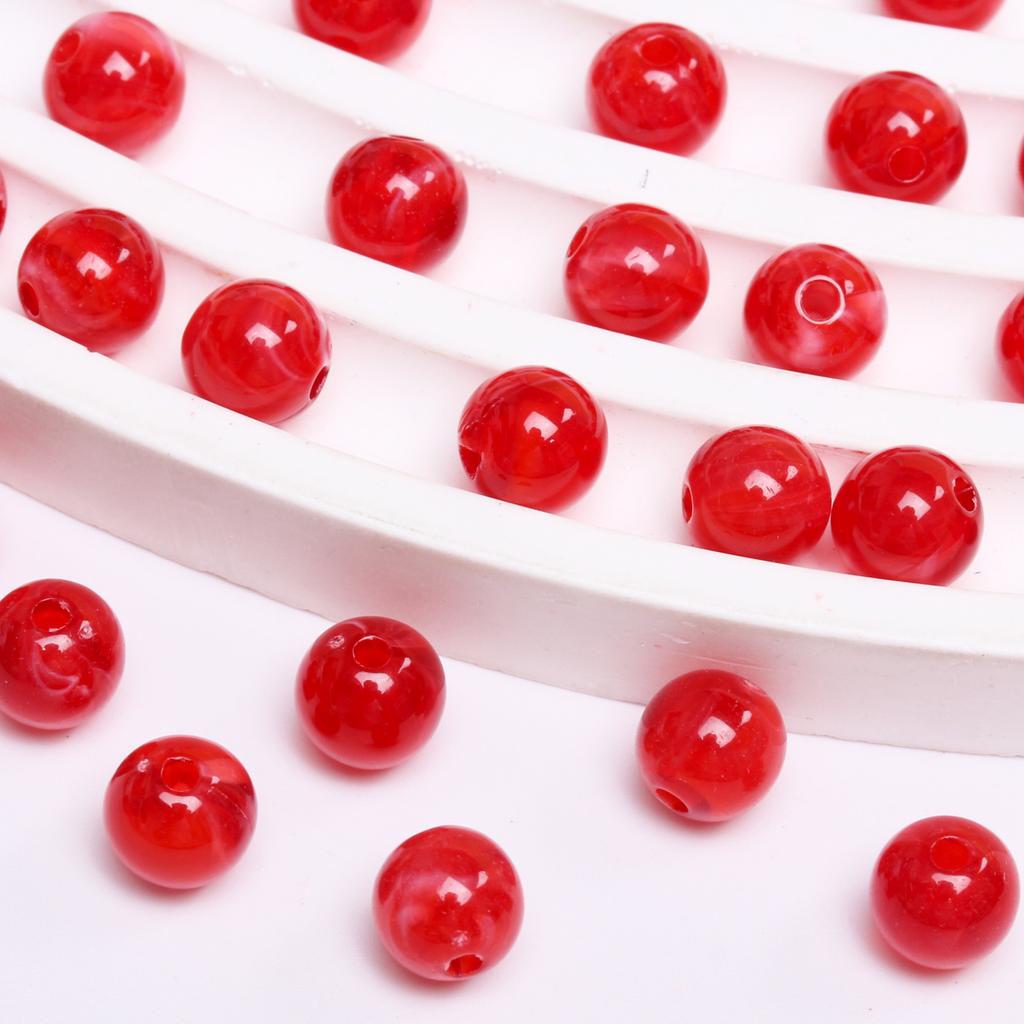 Креативные 30 шт. бисерные аксессуары имитация нефрита камень облака эффект смолы изготовление ювелирных изделий мода ручная работа браслет ожерелье аксессуары круглый 8 мм