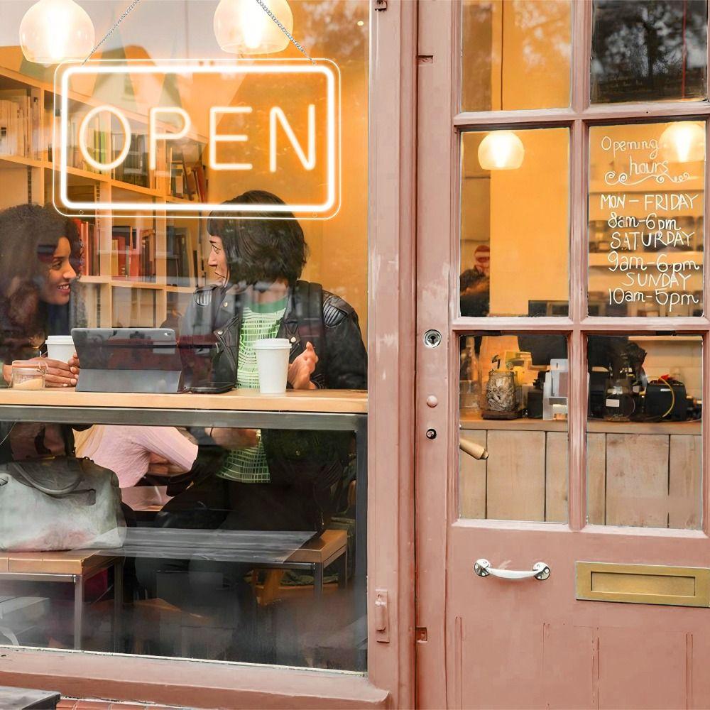 Неоновая вывеска на USB-питании, регулируемая яркость, долговечная неоновая лампа, для витрины магазина