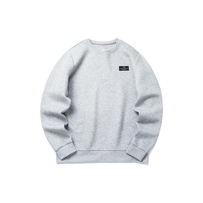 Anta Серия Training Logo Solid Color Круглый вырез Толстовка Мужская Толстовка Серый 152217723-4