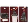 3-roll Thickened Drawcord Closed Garbage Bag Affordable Household Portable Trash Can Medium And Large Plastic Bag