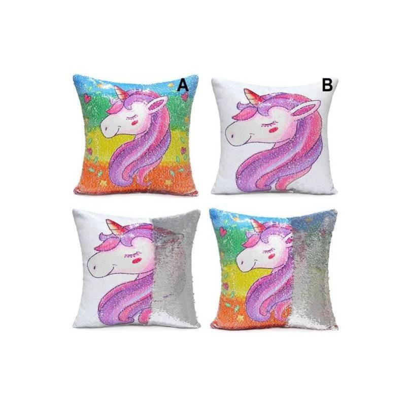 Customizable Cartoon Sequin Cushion Cover For Vibrant Sofa And Car Seat Decoration
