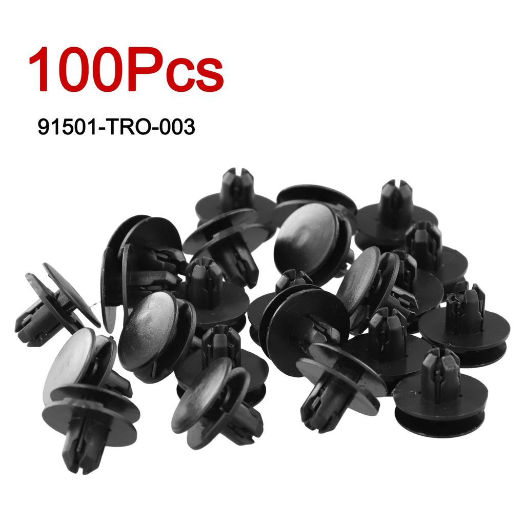 Clips Fender Push Type Plastic Rivet Retainers 100pcs 8mm