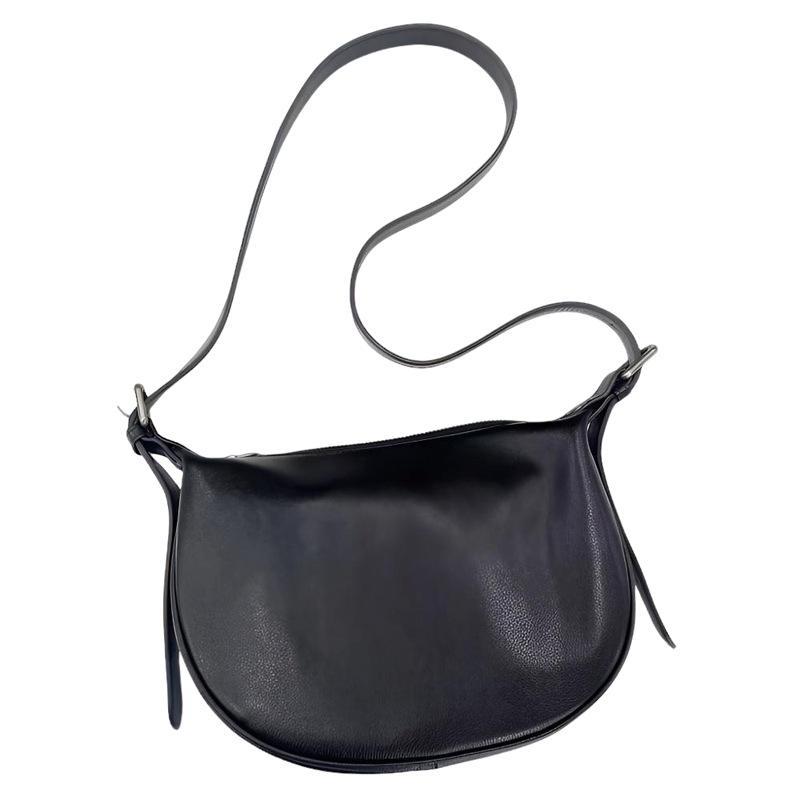 Модная женская сумка-седельная сумка для поездок на работу, женская сумка из черной коровьей кожи, женская сумка через плечо, сумка для отдыха