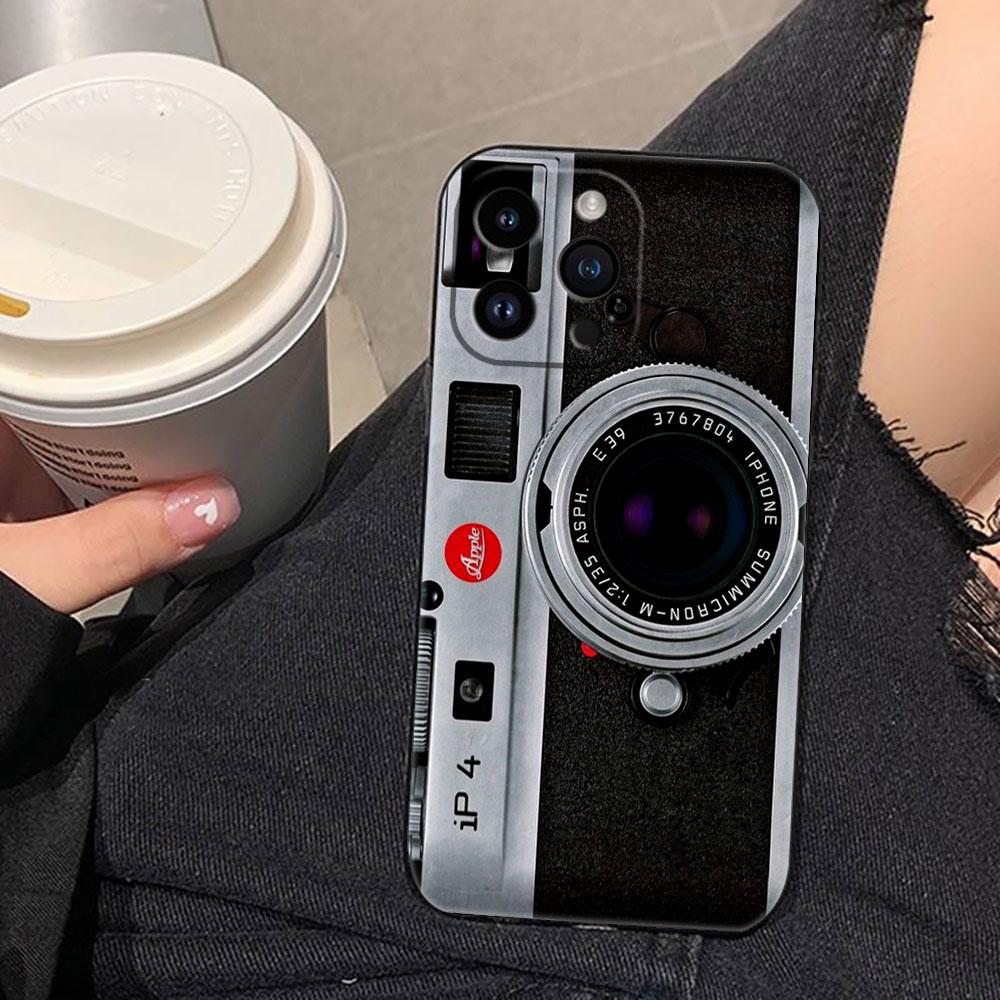 Ретро Кассетная Пленка Чехол для Камеры Чехол для Телефона Для iphone Apple 17 AIR 16E 16 15 14 13 12 11 Pro XR Max 8 7 Plus ТПУ Чехол Оболочка