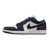 Jordan Air Jordan 1 Low Винтажные Баскетбольные Кроссовки Унисекс Морской Синий IO7448-400