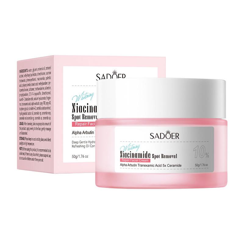 Крем для отбеливания и удаления веснушек с ниацинамидом SADOER Brightening Skin Repair Cream