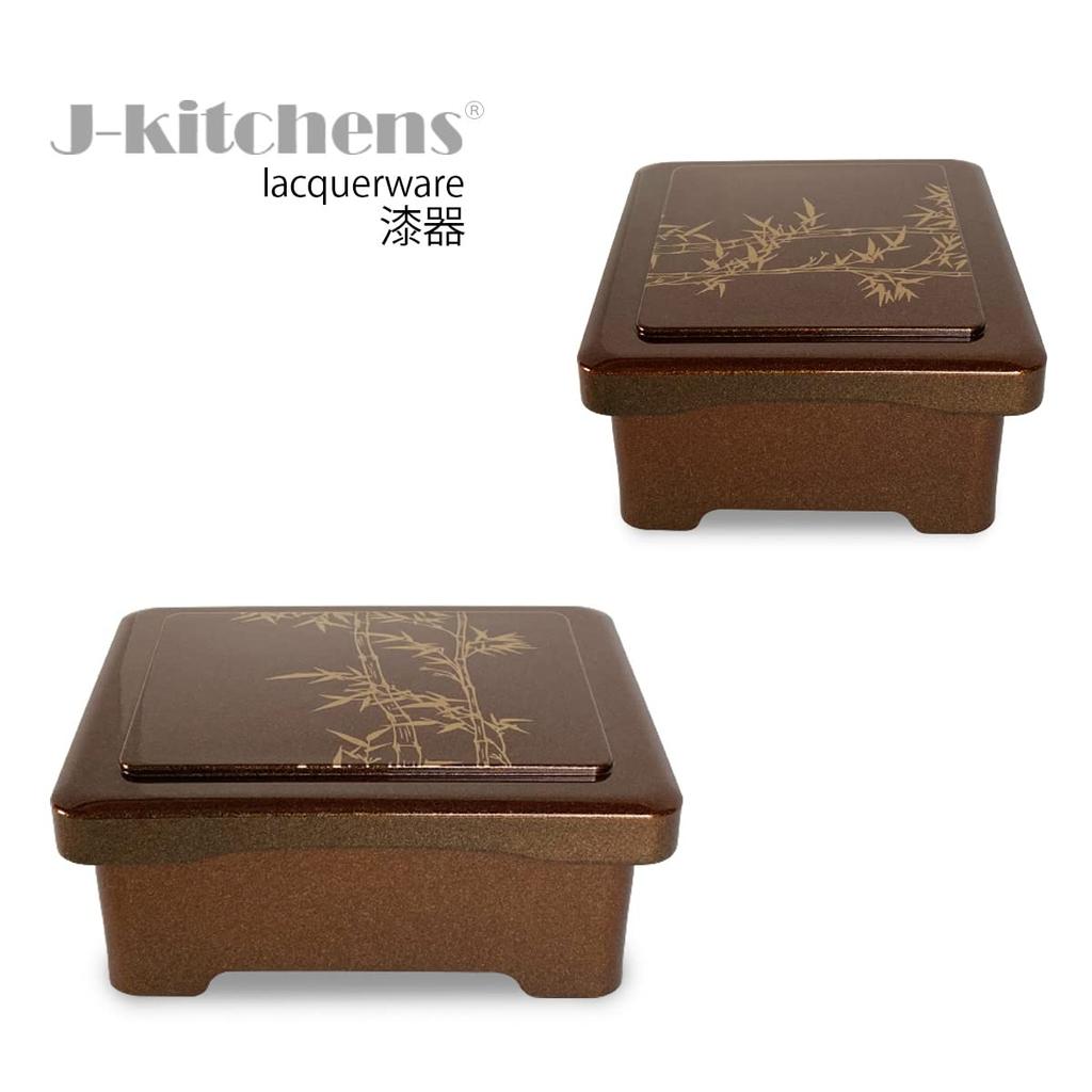 Японская коробка-ланч J-kitchens Унаги Дзюбако (Коробка Унаги Дзюбако) 18 x 15 x 8 см, Сделано в Японии, PNO. 337024
