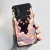 Anti-scratch Casing For TCL 30 SE/TCL 30E/TCL 306/TCL 305 Cover Soft Silicone Black Shell Golden Butterflie And Flower Pattern