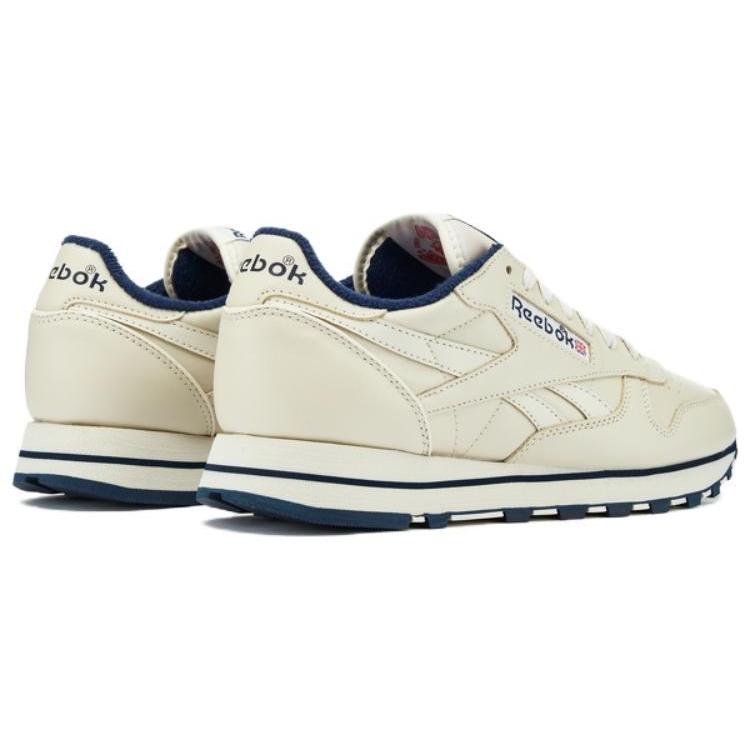Reebok Классическая кожаная винтажная 'Бежевый Темно-синий' 100033724
