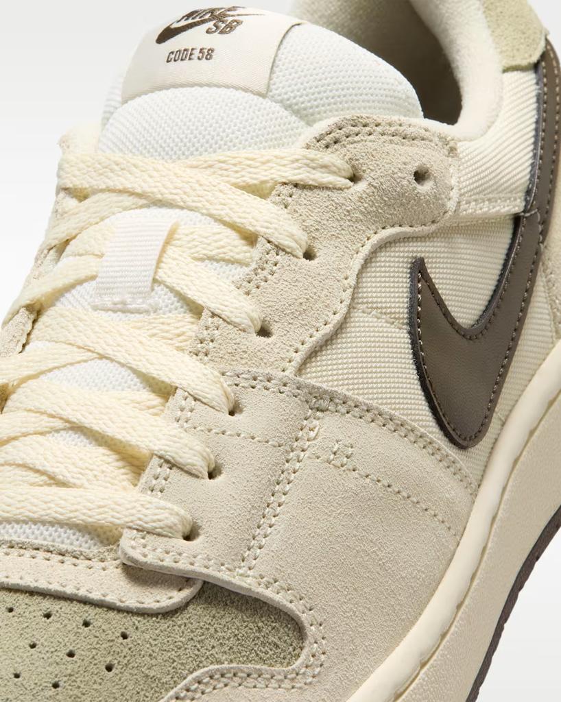 IB0108-101 Nike SB Code 58 "Pale Ivory/Light Khaki" (Men's)