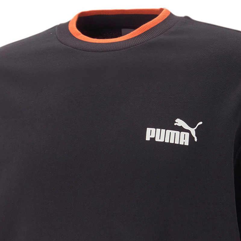 Puma Толстовки Мужские Оранжевые Круглый вырез Умеренный Обычный 676666-23