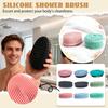 [Силиконовая щетка для ванны 2-в-1] Материал, безопасный для кожи младенцев Полная очистка тела и массажный скраб Бестселлер для международной торговли Мягкое отшелушивание