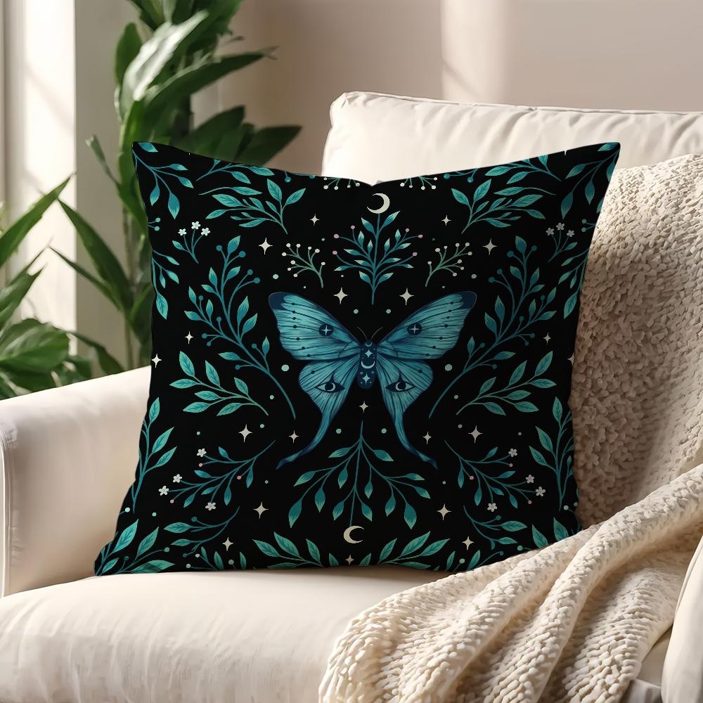 Magic Psychedelic Moon cushion cover For Pillow Printing Sofa Decoration Home Car Room Coffee Shop Office Nordic Simplicity
